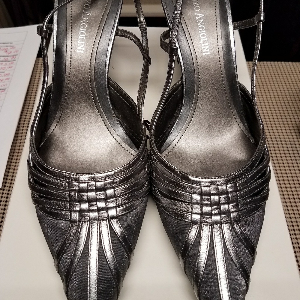 PEWTER (Dressy) SHOES [Size 8M]